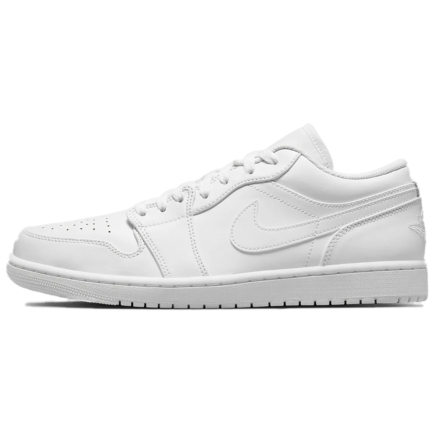 Custom-designed Jordan 1 Low sneakers for personalized style.