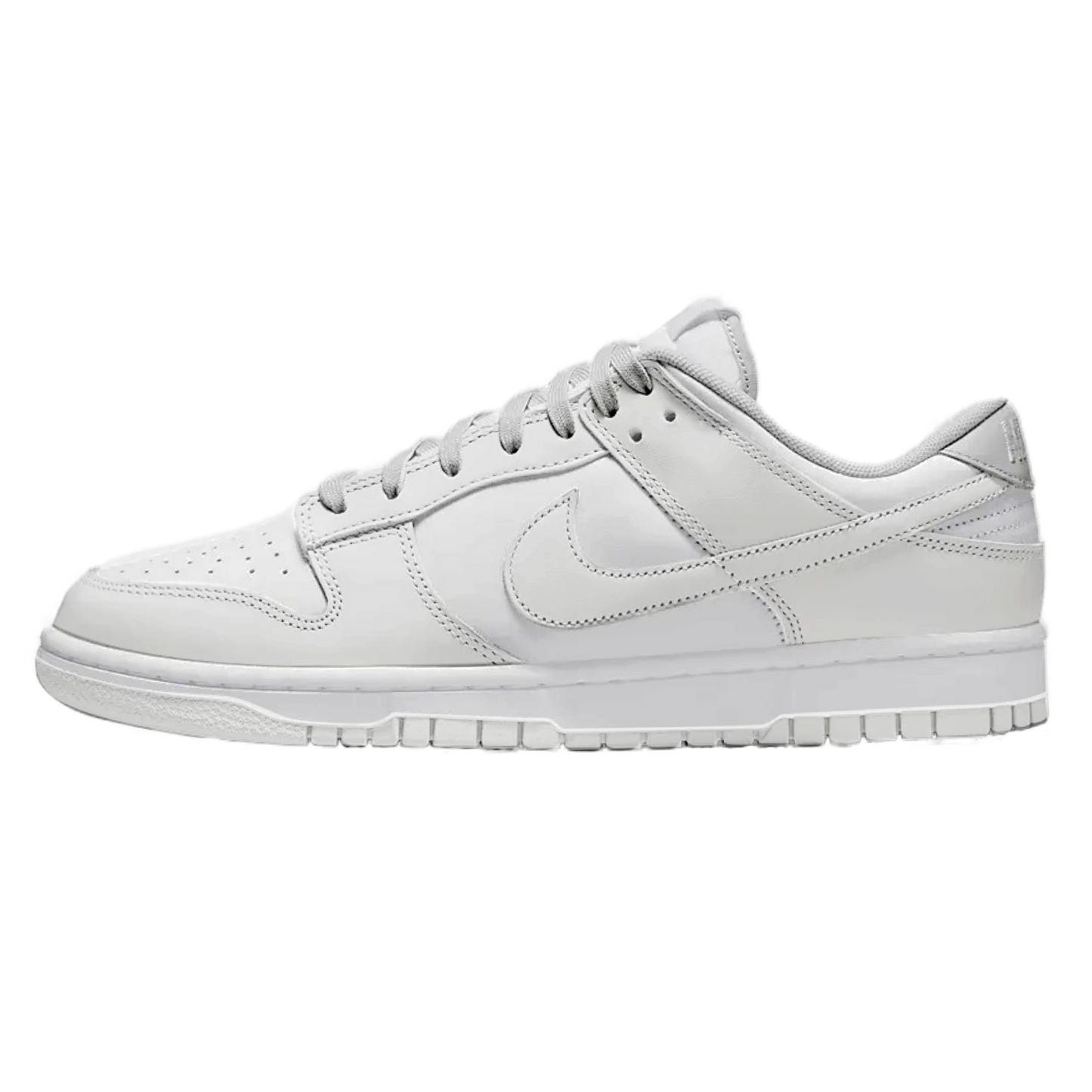 Custom designed Dunk Low sneaker with a simple swoosh painting.